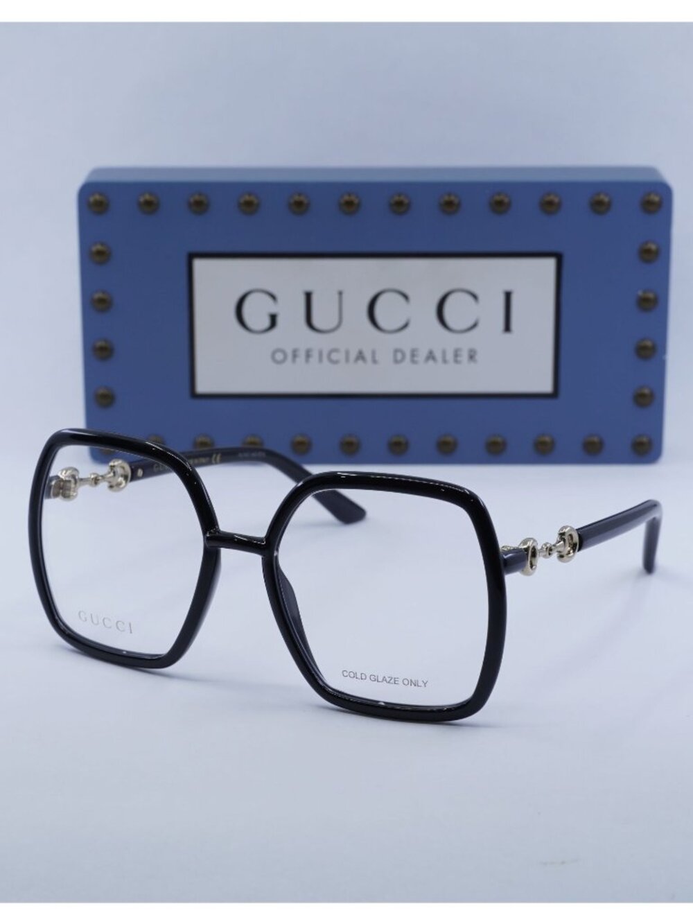 Gucci GG0890O 001 Square Eyeglasses – Black 55mm